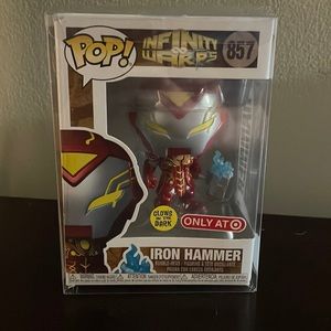 Infinity warps iron hammer only at target in pop protector , mint condition .